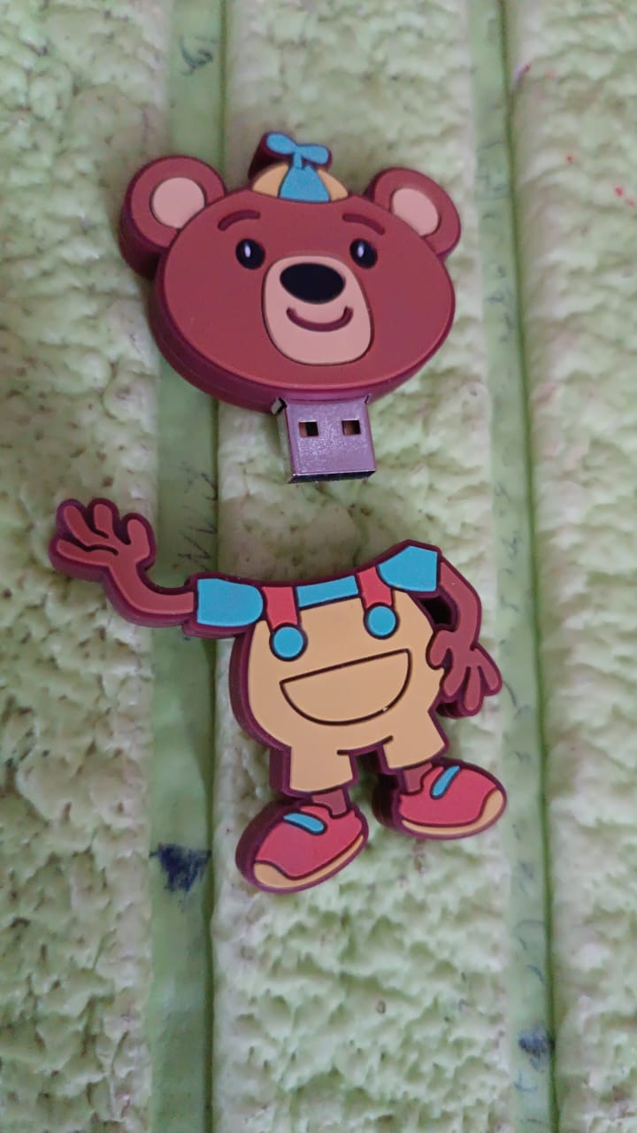 Portable Cartoon Shape Silicone USB Pen drive / Flash disk (15 GB With Baby Rhymes Song / 1 Pc) Portable Cartoon Shape Silicone USB Pen drive / Flash disk (15 GB With Baby Rhymes Song / 1 Pc)